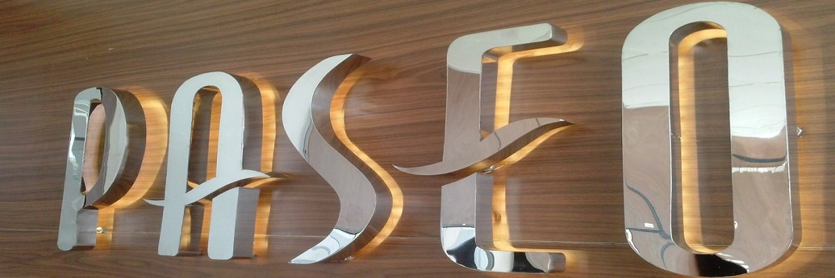 Stainless Steel and Brass Letters